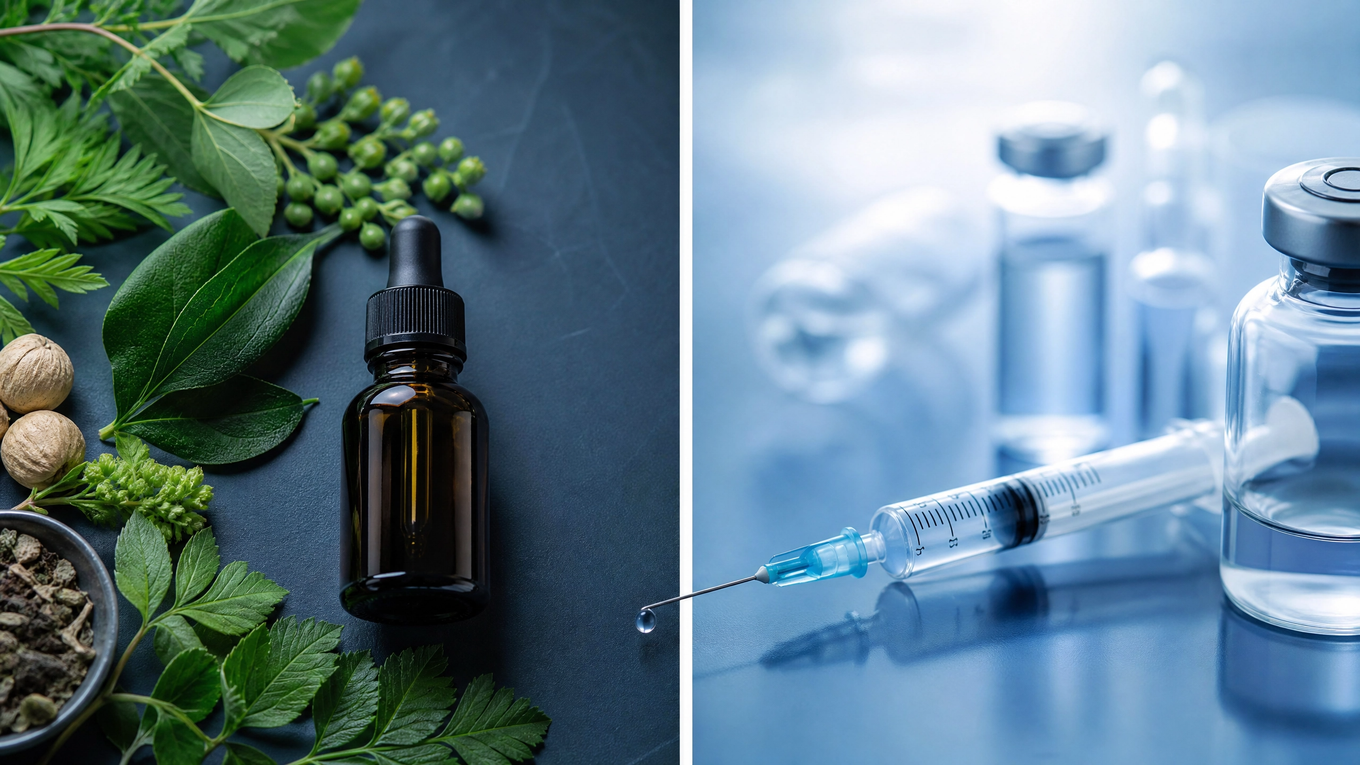 natural vs synthetic testosterone comparison TRT vs natural supplements men over 40