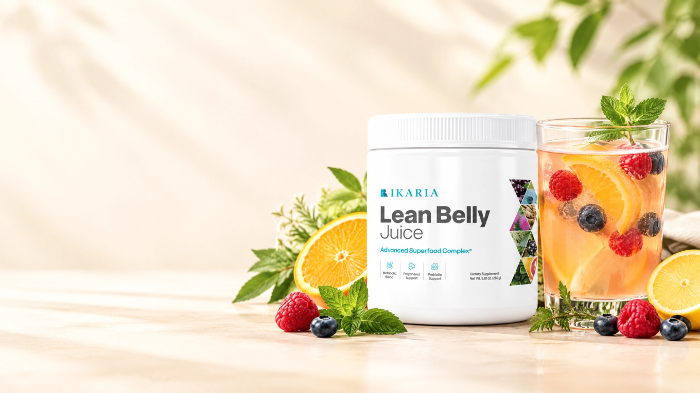Ikaria Lean Belly Juice powder bottle 2026