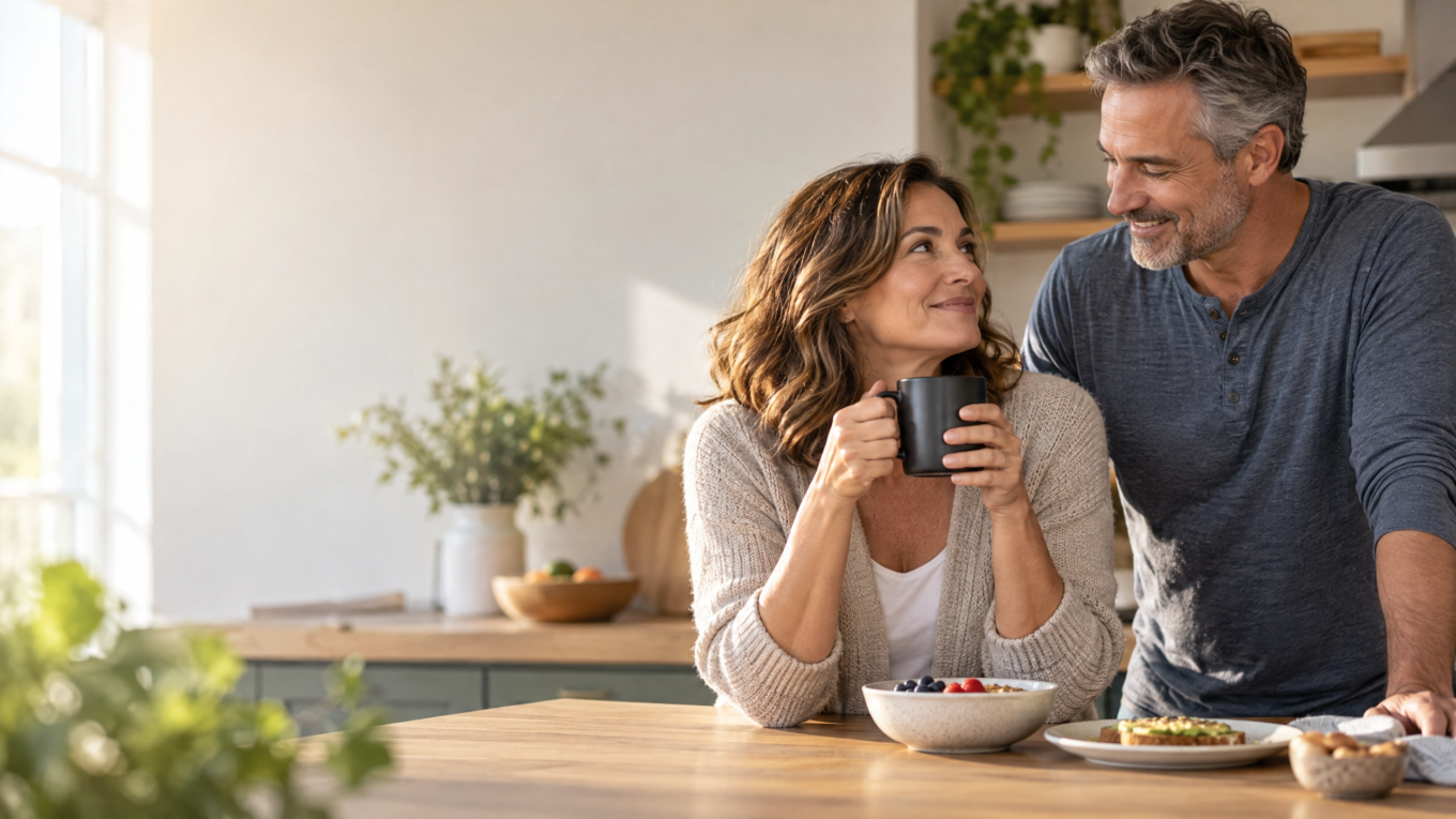 Man and woman over 40 practicing intermittent fasting, 2026 guide